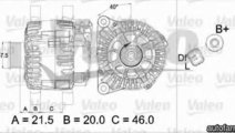 Generator / Alternator FIAT ULYSSE 220 Producator ...