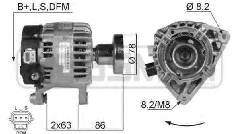 Generator / Alternator FORD FOCUS DAW DBW ERA 210013