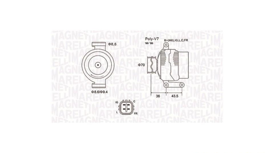 Generator / alternator Honda CR-V Mk II (RD_) 2001-2006 #2 1042103911