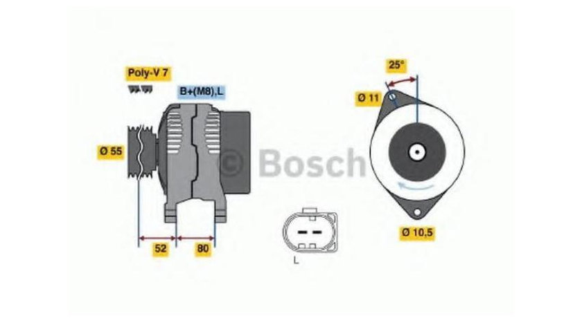 Generator / alternator Iveco DAILY IV caroserie inchisa/combi 2006-2012 #2 0124525020