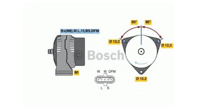 Generator / alternator Mercedes ATEGO 1998-2004 #2 0124655023