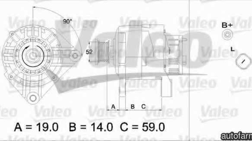 Generator / Alternator MITSUBISHI SPACE STAR DGA VALEO 437208