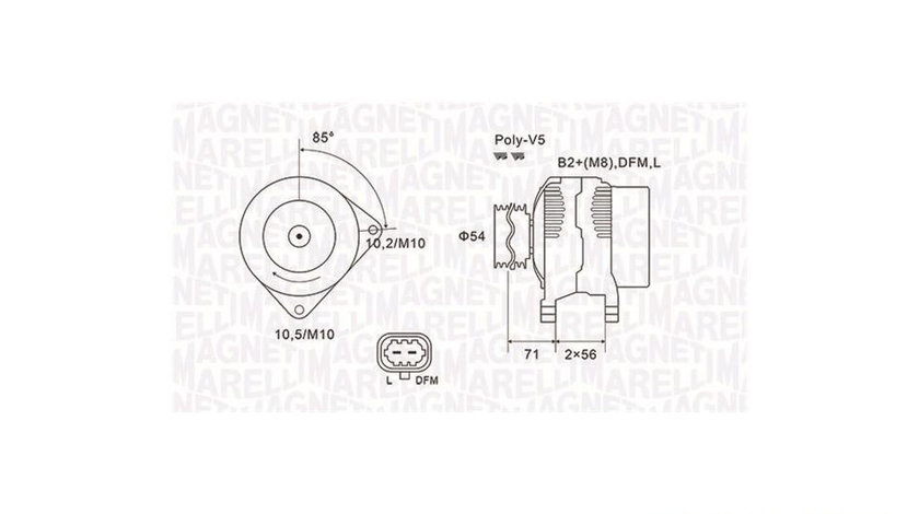 Generator / alternator Opel ASTRA H (L48) 2004-2016 #3 0124425050