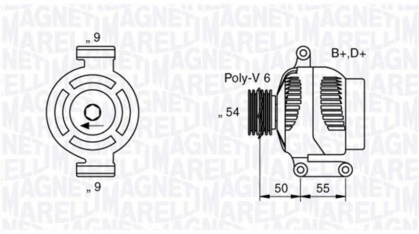 Generator / alternator Opel COMBO Tour 2001-2016 #2 063358061010