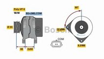 Generator / Alternator RENAULT CLIO III (BR0/1, CR...