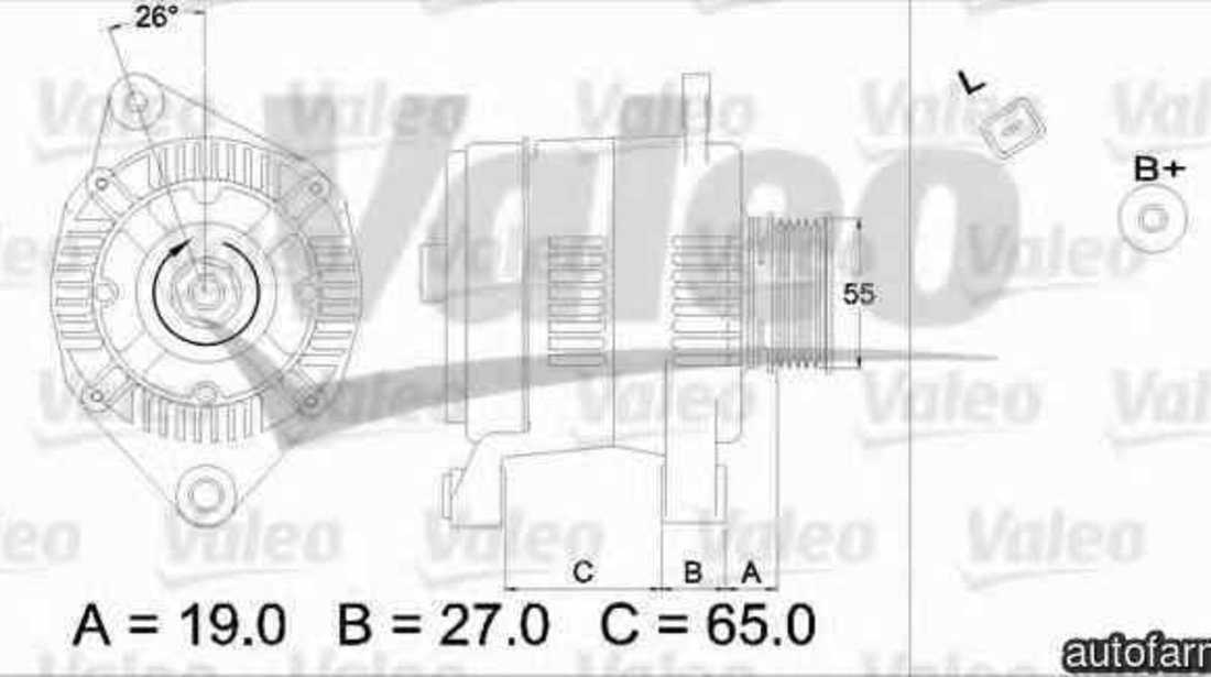 Generator / Alternator RENAULT KANGOO Express FC0/1 VALEO 436748