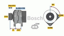 Generator / Alternator RENAULT MEGANE II (BM0/1, C...