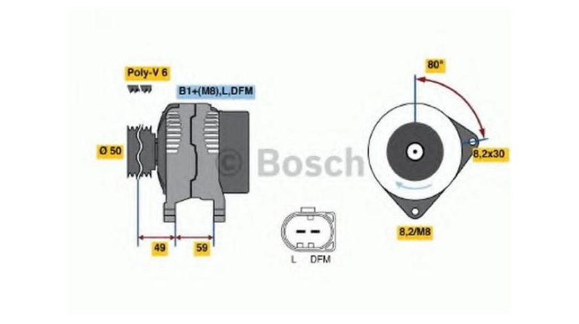 Generator / alternator Seat SEAT CORDOBA (6L2) 2002-2009 #2 0124315007