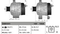 Generator / Alternator TOYOTA AVENSIS Limuzina (ZR...