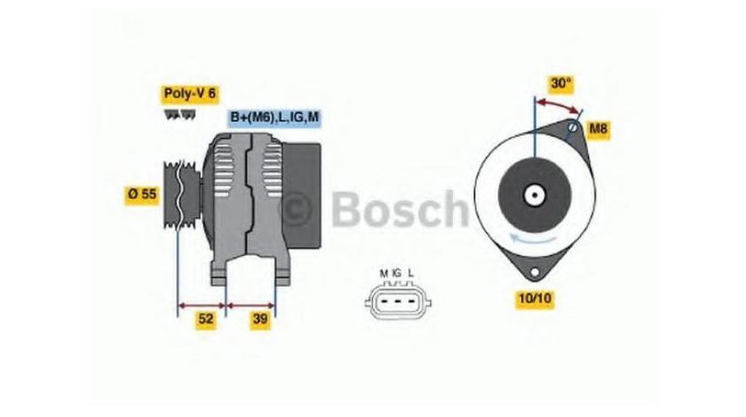 Generator / alternator Toyota YARIS/VITZ (SCP1_, NLP1_, NCP1_) 1999-2005 #2 0986049211