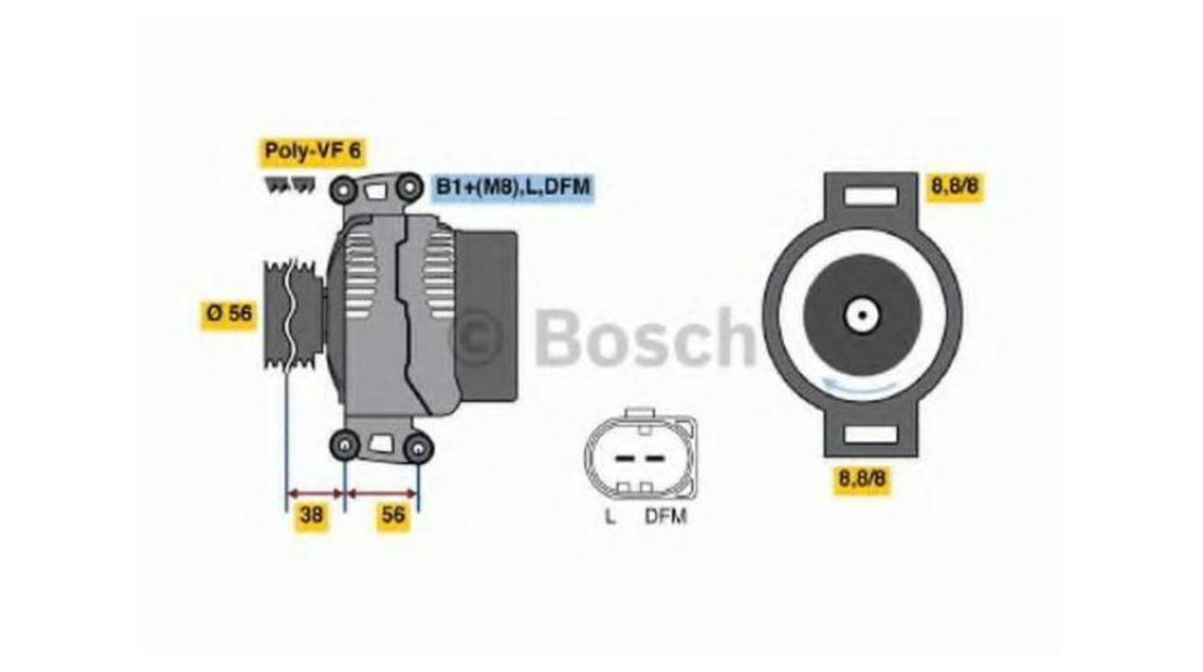 Generator / alternator Volkswagen VW PASSAT (362) 2010-2014 #2 0124525009