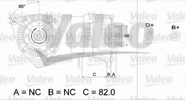 Generator / Alternator VW PASSAT (3B2) (1996 - 2001) VALEO 437493 piesa NOUA