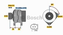 Generator / Alternator VW POLO 9N BOSCH 0 986 042 ...