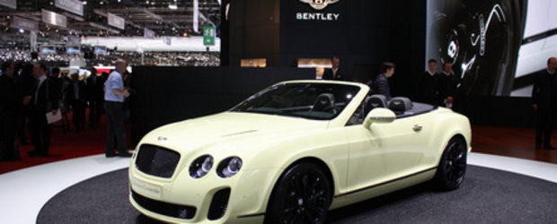 Geneva 2010: Bentley Continental Supersports Cabrio face topless la Geneva