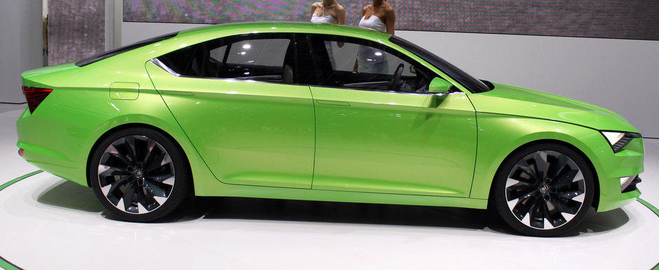 Geneva 2014: Skoda VisionC prefigureaza primul coupe cu patru usi al cehilor Geneva 2014: Skoda VisionC prefigureaza primul coupe cu patru usi al cehilor