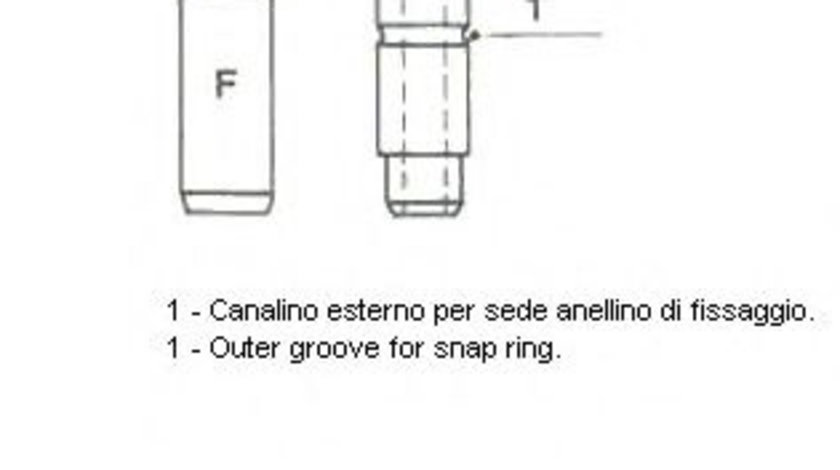 Ghid supapa RENAULT CLIO II (BB0/1/2, CB0/1/2) (1998 - 2005) METELLI 01-2585 piesa NOUA