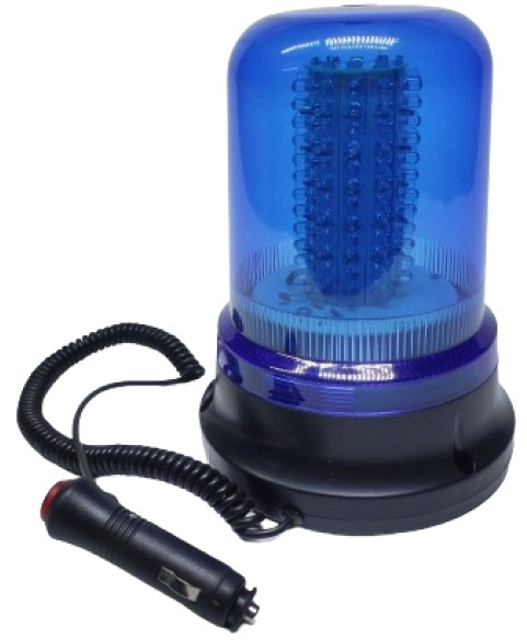 Girofar Art Albastru Rotativ 120 Led Cu Magnet 12V / 24V TCT-3104