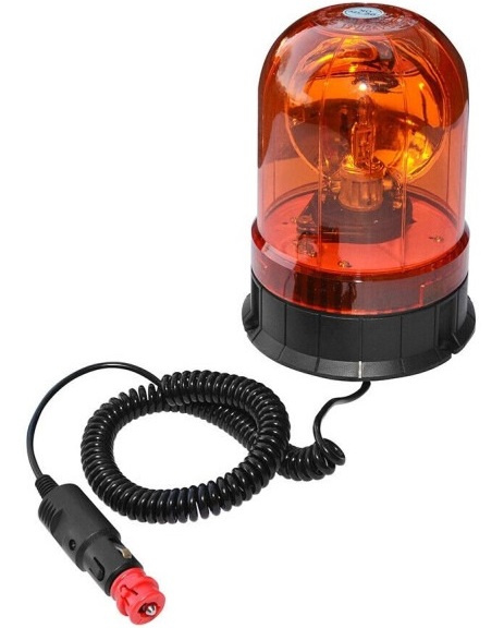 Girofar Cu Magnet Cu Bec H1 12V Portocaliu 51066 TCT-2146