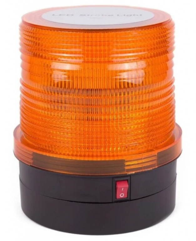 Girofar Stroboscopic Cu 24 LED Fara Fir Pe Baterii Cu Magnet 2,4W 12V MAR261