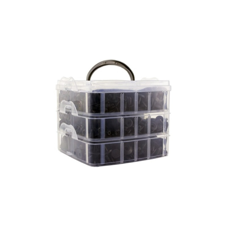 GL-SCA002 Set de 620 de Cleme din Plastic + 5 unelte