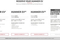 GMC Hummer EV - Preturi