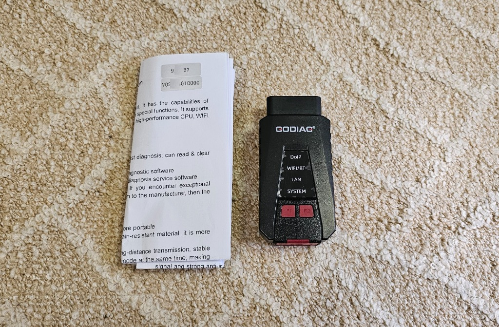 GODIAG V600-BM Diagnoza + programare BMW cu DOIP K-Line CAN FD