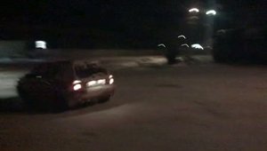 Golf 3 pe zapada
