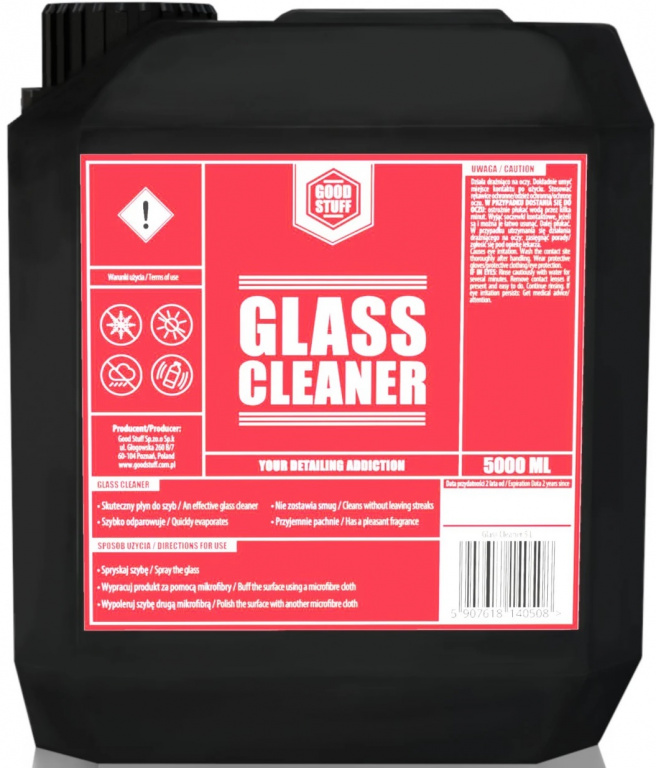 Good Stuff Glass Cleaner Solutie Intretinere Geamuri Auto 5L GS-032