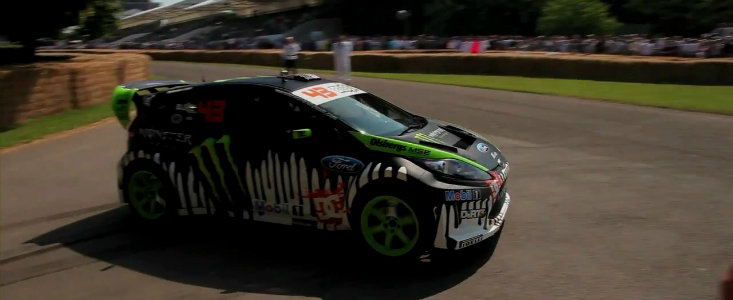 Goodwood 2011: Ken Block face spectacol la Festivalul Vitezei