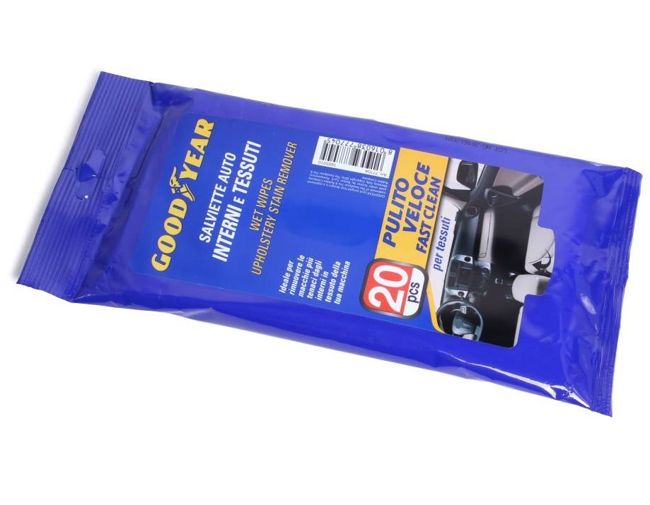 Goodyear Servetele Umede Pentru Curatat Interiorul Si Tapiteria Set 20 Buc GDY0503