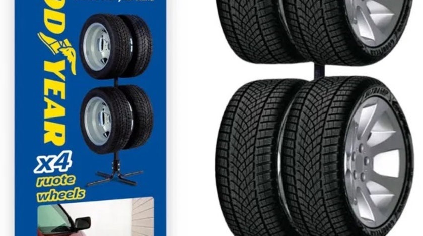 Goodyear Suport Din Otel Pentru 4 Jante Si Anvelope Auto Cu Diametru De La 13'' La 17'' Inch GDY0002