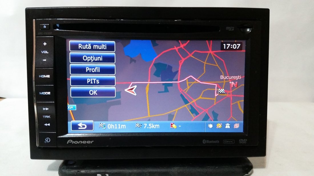 Gps auto 2din pioneer avic f920bt divx sd touchscreen bluetooth