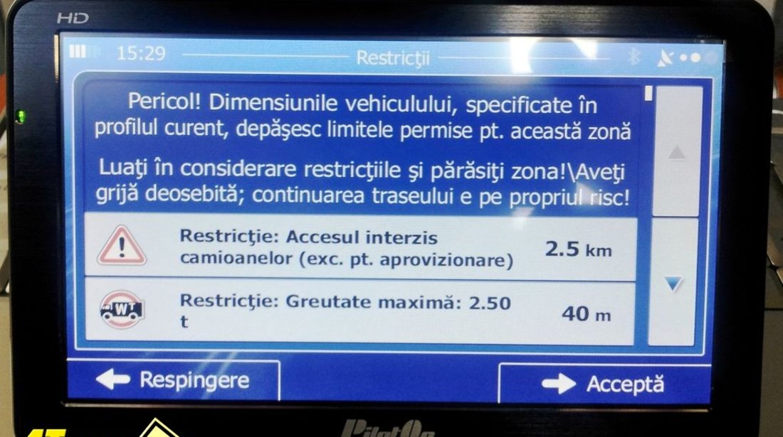 GPS HD 7 800 MHZ 256 RAM harti camion autoturism taxi autocar duba EUROPA IGO PRIMO 2017 FACTURA