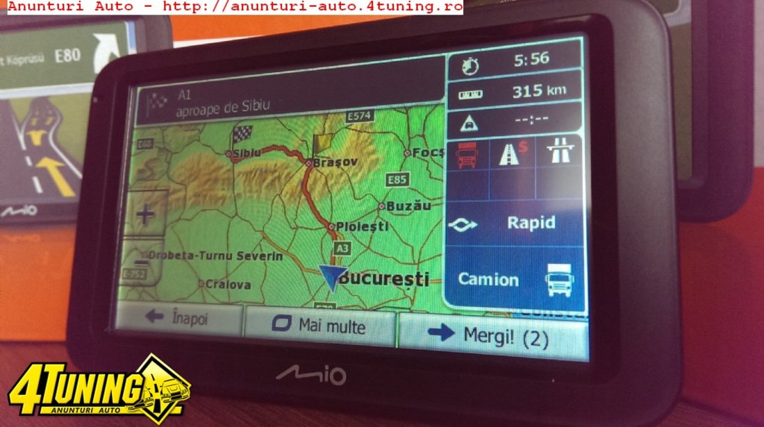 GPS MIO M619 NOI IGO PRIMO 3D 46 TARI MAI 2015 CAMION TIR AUTO AUTOCAR MOTO