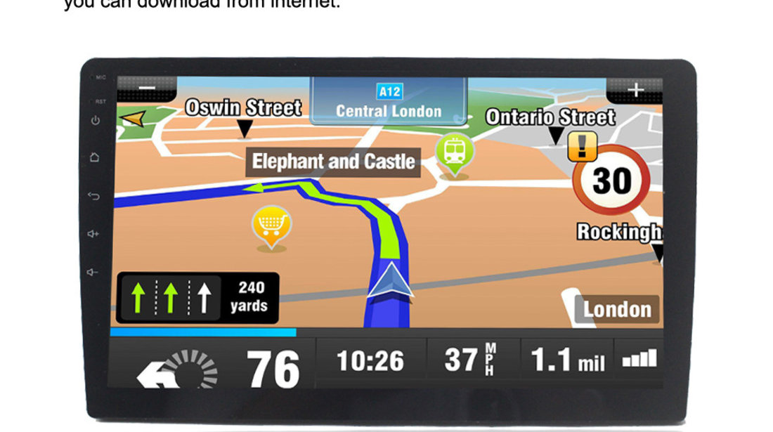 GPS / Navigatie 9” Android Universala