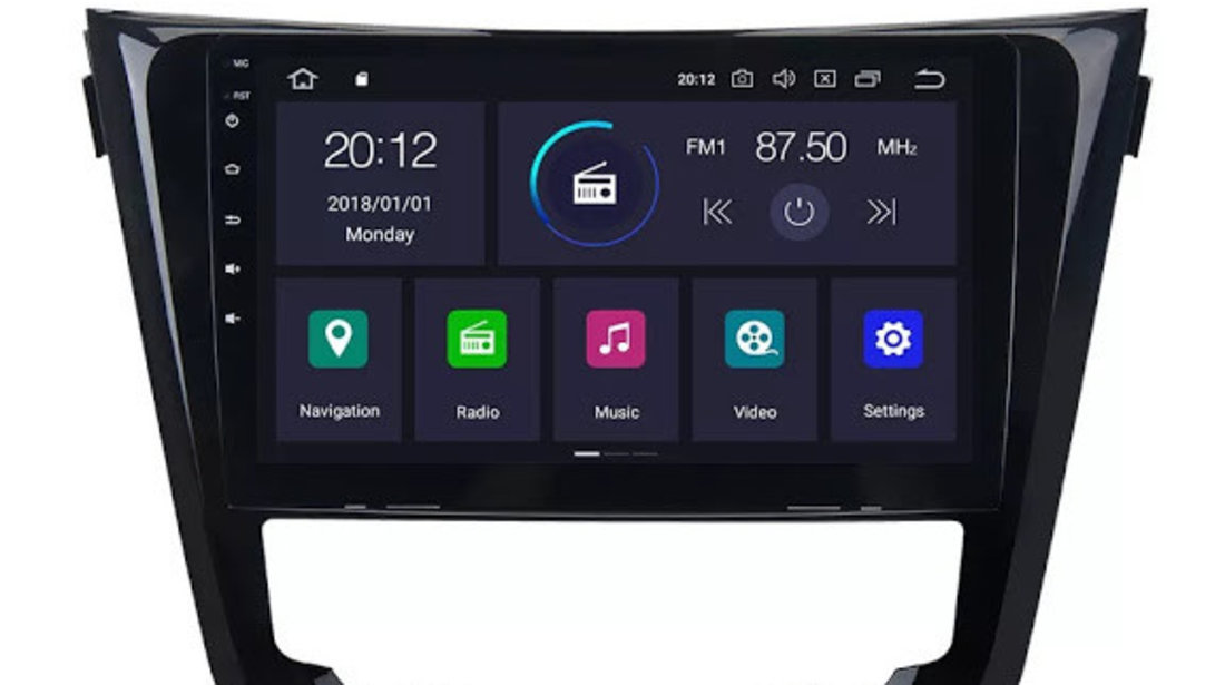 GPS / Navigatie Android Nissan Qashqai ~ Memorie ram 2GB