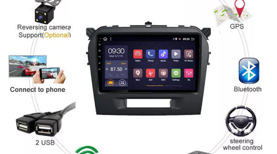 Gps / Navigatie dedicată cu android Suzuki Vitara