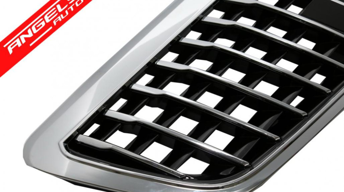 Grilă radiator Mercedes S-Class W221 (2010-2013) Vertical Design Crom