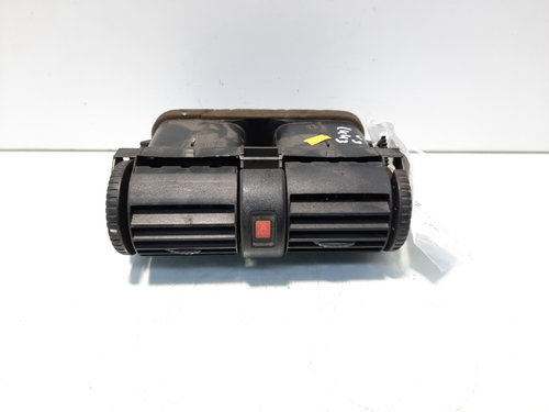 Grila aer bord centala cu buton avarii, cod 90560344, Opel Astra G Combi (F35) (id:547878)