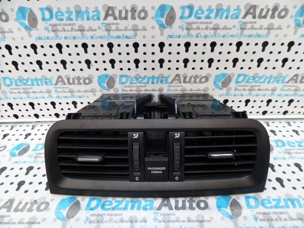 Grila aer bord centrala, 5J0820951H, Skoda Fabia 2 (5J) 2011-2014, (id:169152)