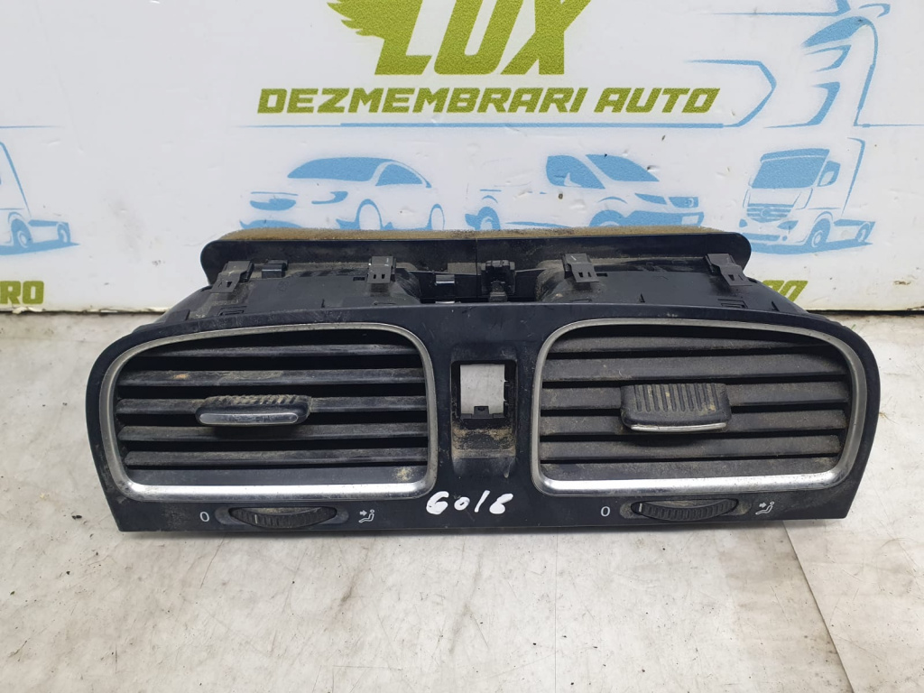 Grila aer bord centrala 5k0815735d Volkswagen VW Golf 6 [2008 - 2015]