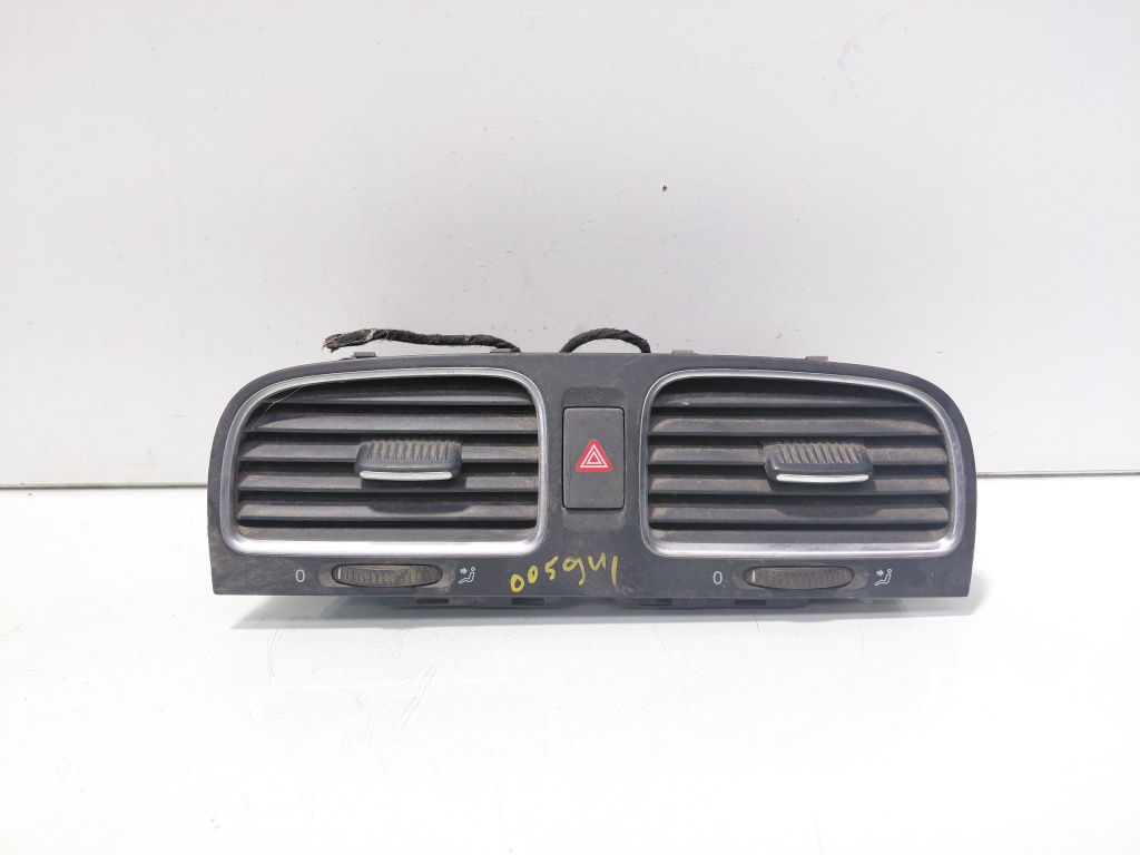 Grila aer bord centrala, cod 5K0815736, VW Golf 6 Cabriolet (517) (idi:697543)