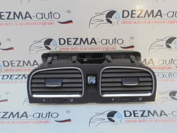 Grila aer bord centrala, cod 5K0815736D, 5K0819728N, Vw Golf 6 Variant (AJ5) (id:245621)