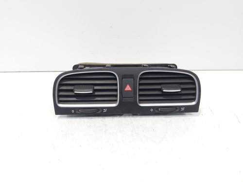 Grila aer bord centrala, cod 5K0815736D, Vw Golf 6 (5K1) (id:689023)