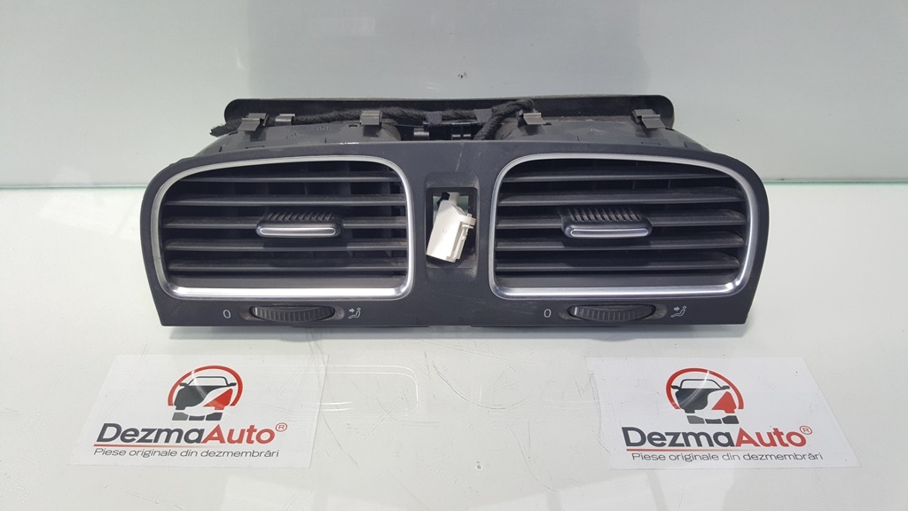 Grila aer bord centrala, cod 5K0815736D, Vw Golf 6 (5K1) (id:367490)
