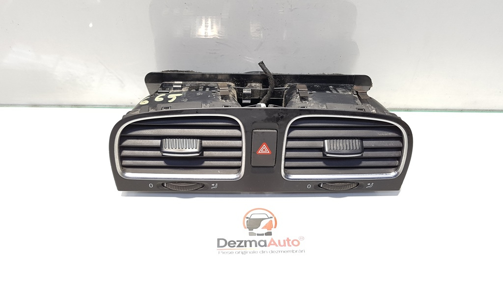 Grila aer bord centrala, cod 5K0819728N, Vw Golf 6 (5K1) (id:403278)