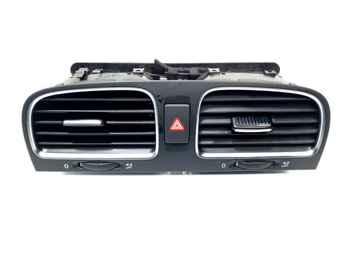 Grila aer bord centrala, cod 5K0819728N, VW Golf 6 (5K1) (id:517588)