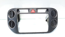 Grila aer bord centrala, cod 5M0858071H, Vw Golf 5...