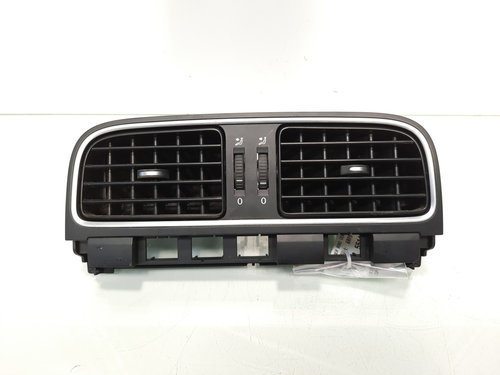 Grila aer bord centrala, cod 6RF819728A, Vw Polo sedan (6R) (idi:551488)