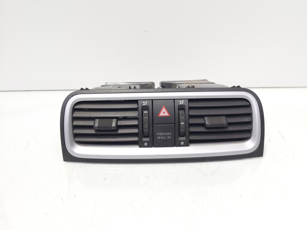 Grila aer bord centrala cu buton avarii, cod 5J0820951, Skoda Roomster (5J) (id:691777)